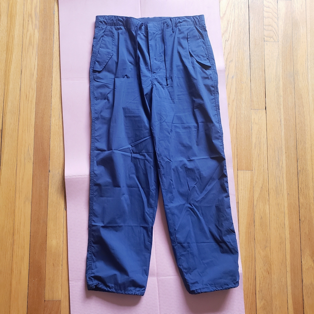 Uniqlo Women Dark Navy Blue Wide Leg Pants  M - Picture 2 of 8